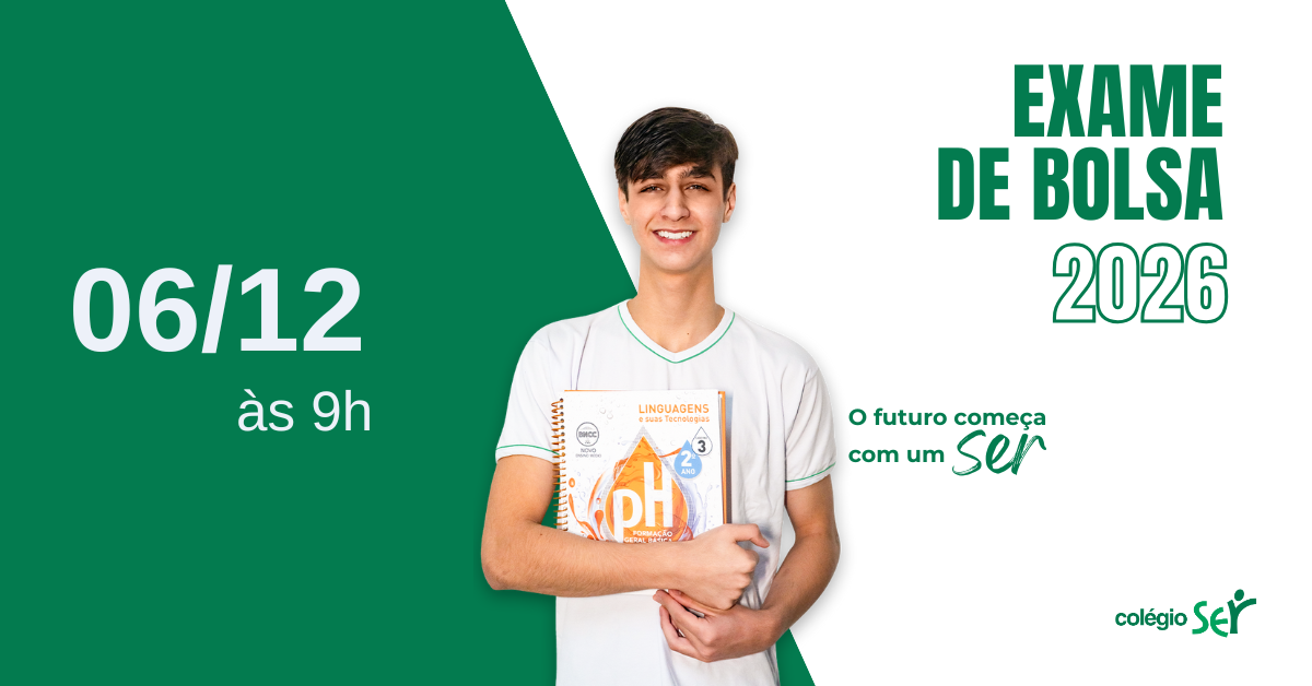 Edital Exame de Bolsa Colégio Ser 06/12