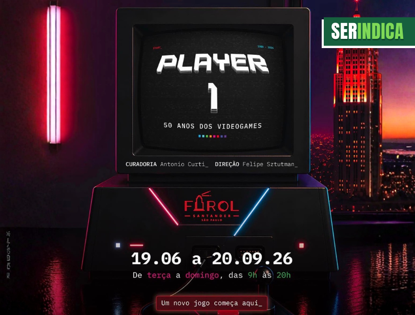 Ser Indica #218: Exposição Player 1 no Farol Santander é um passeio imperdível para fãs de videogame